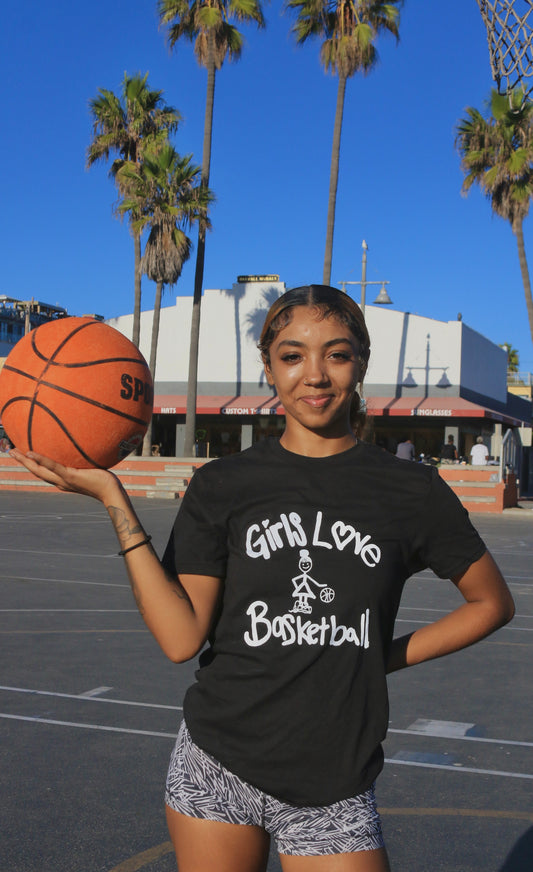 GirlsLoveBasketball T-Shirt Original (Black)