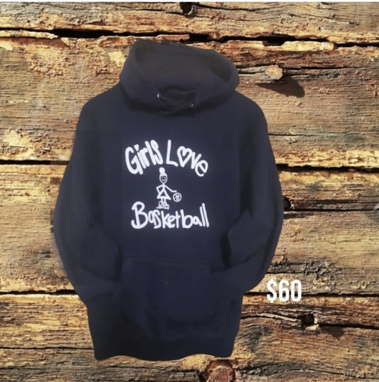 GirlsLoveBasketball Hoodie